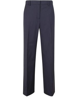 Weekend by Maxmara Straight Trousers - Blue