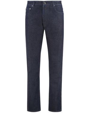 Moorer Slim Fit Jeans - Blue