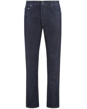 Moorer Slim-Fit Jeans - Blue