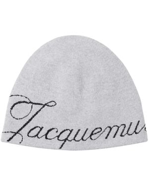 Jacquemus Atelier Beanie - Grau