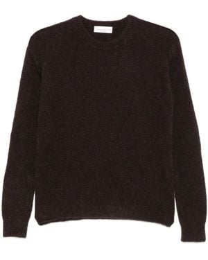 Roberto Collina Strickpullover Mit Rundhalsausschnitt - Schwarz