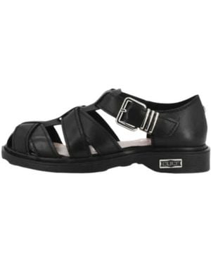 Cult Flat Sandals - Black