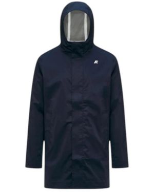K-Way 3/4 Lengte Parka - Blauw