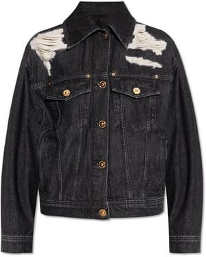 Versace Denim Jackets - Negro