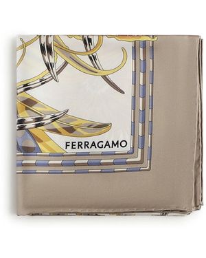 Ferragamo Silky Scarves - Metallic