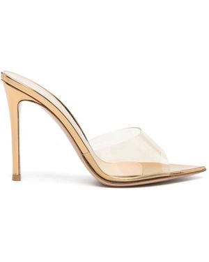 Gianvito Rossi Schoenen ,Geel ,Leer Elle Sandal - Wit