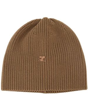 Courreges Beanies - Marrone