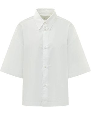 Studio Nicholson Short Sleeve Shirts - White