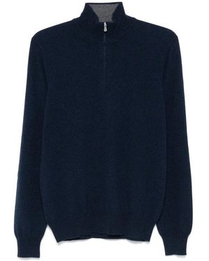 Barba Napoli Cashmere Knitwear - Blu
