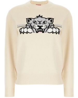 KENZO Happy Tiger Sweater - Wit