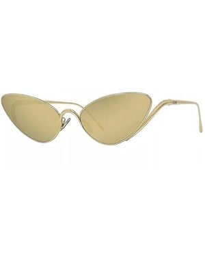 Loewe Accessoires ,Geel ,Signature Zonnebril - Wit