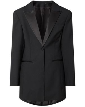 SELECTED Jassen ,Zwart ,Wol Miya Blazer