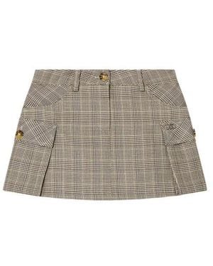 Liu Jo Rokken ,Prince Of Wales Miniskirt - Grijs
