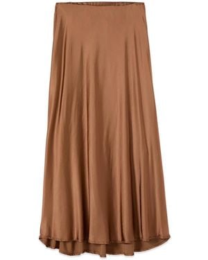 Oltre Midi Skirts - Marrone