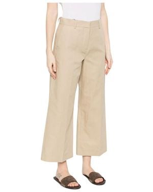 Weekend by Maxmara Wide Trousers - Natural