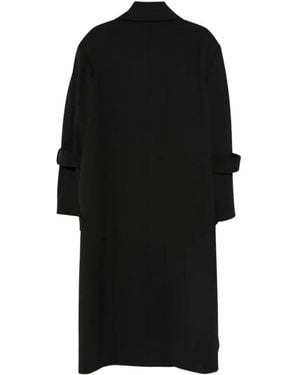 N°21 Double-Breasted Coats - Negro