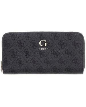 Guess Accessoires ,Zwart ,Coleen Logo Lrg Zip Around
