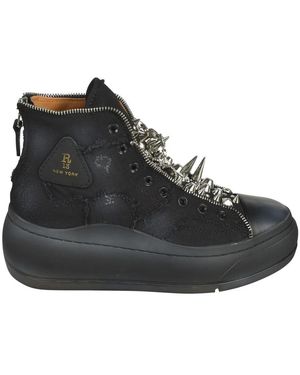 R13 S5032 Sneakers - Zwart