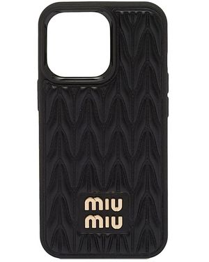 Miu Miu Phone Accessories - Black