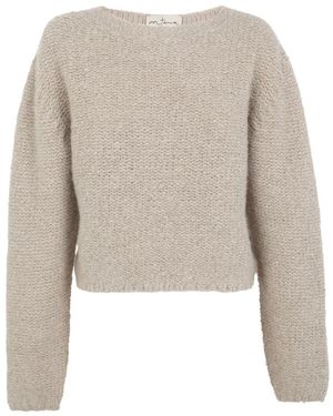 Cortana Igloo, Kaschmir- Und Seidenstrickpullover - Grau