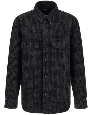 Balmain Pure Cotton Overshirt - Zwart