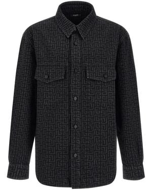 Balmain Pure Cotton Overshirt - Zwart