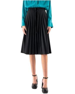 Semicouture Midi Skirts - Black