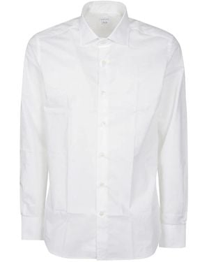 Orian Langärmeliges Slim-Fit-Hemd - Weiß