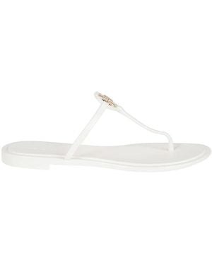 Tory Burch Flip Flops - White