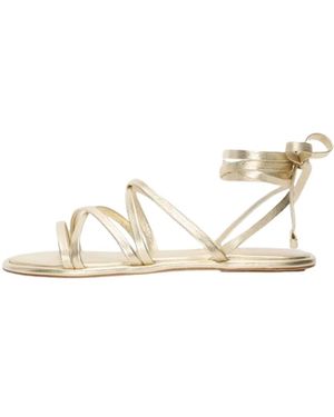 Weekend by Maxmara Flat Sandals - Metallic