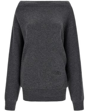 MM6 by Maison Margiela Knitted Dresses - Grey