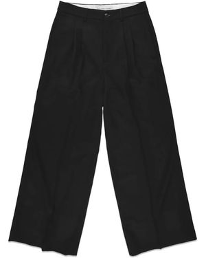 Philippe Model Wide Trousers - Negro