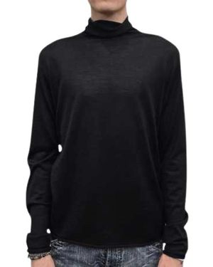 Isabel Benenato Turtlenecks - Black
