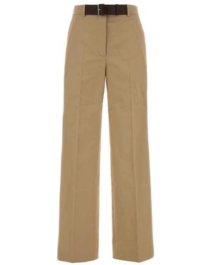 Tory Burch Wide Trousers - Neutro