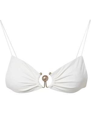 Christopher Esber Ruched Orbit Bikini - Wit