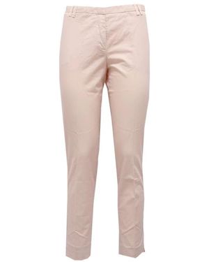 Fabiana Filippi Slim Fit Baumwolle Leichte Hose - Natur