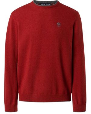 North Sails Round-Neck Knitwear - Rojo
