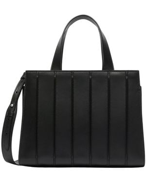 Max Mara Medium Leather Whitney Tas - Zwart