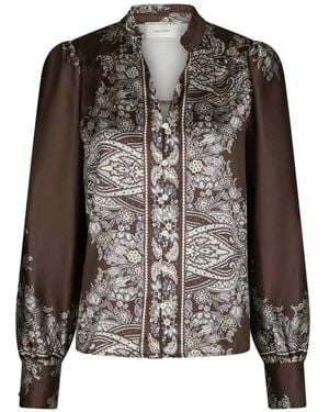 Neo Noir Blouses - Brown