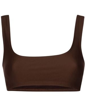 ANDAMANE Sleeveless Tops - Brown