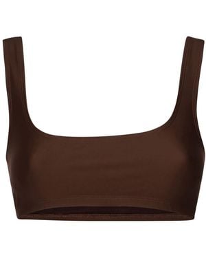 ANDAMANE Sleeveless Tops - Brown