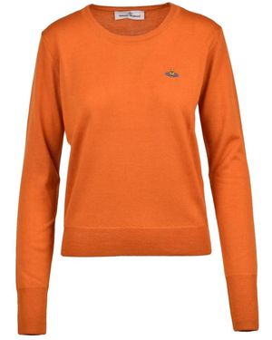 Vivienne Westwood Round-Neck Knitwear - Orange