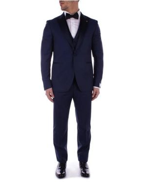 Tagliatore Single Breasted Suits - Blu