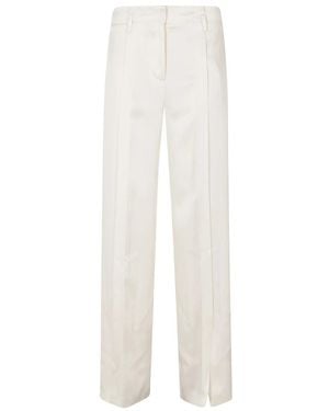 Semicouture Broeken ,Rechte Broek - Wit