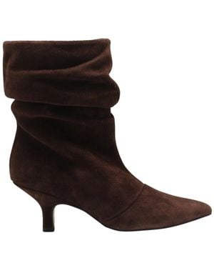 Ángel Alarcón Heeled Boots - Brown