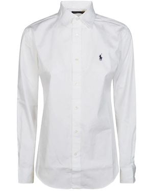 Polo Ralph Lauren Logo shirt für frauen - Weiß