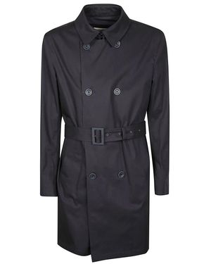 Herno Double-Breasted Coats - Azul