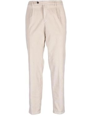 BRIGLIA Straight Trousers - Neutro