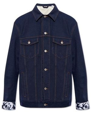 Burberry Denim Jackets - Blue