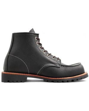 Red Wing Lace-Up Boots - Black